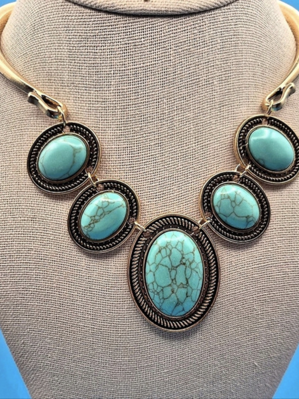 Turquoise Statement Necklace